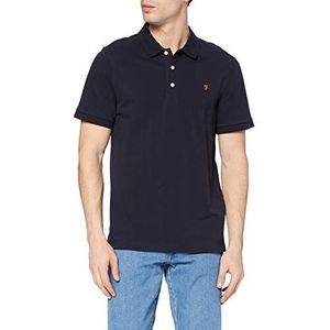 Farah Blanes Poloshirt voor heren, Echt marineblauw