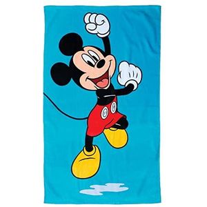 Disney Mickey Mouse Strandlaken, Blue - 70 x 120 cm - Katoen