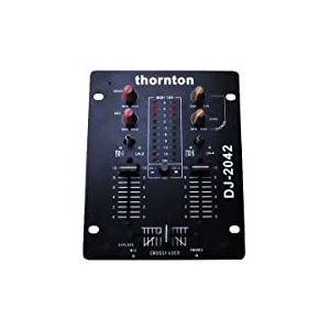 Thornton DJ-2042 - 2-kanaals DJ-mixer met crossfader