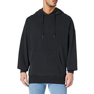 True Religion Oversize hoodie voor dames, zwart.