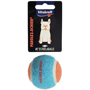 Vitakraft Hondenspeelgoed voor honden, tennisbal, diameter 7 cm