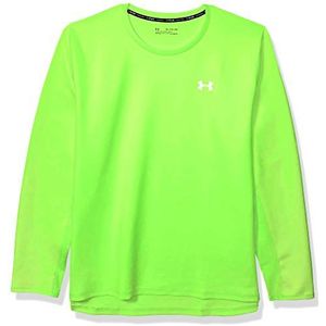 Under Armour Qualifier ColdGear Overhemd met lange mouwen voor heren, limoengroen/zwart/reflecterend (884)