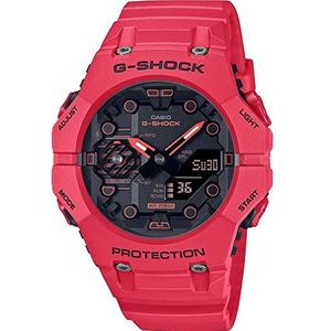 Casio GA-B001-4AER Herenhorloge, analoog, digitaal, kwarts, met kunststof band, rood, Rood, Sport