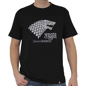 ABYstyle - Game of Thrones T-Shirt - Winter is coming - Heren - Zwart, zwart.