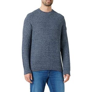 Street One MEN Gebreide trui, donkerblauw gemêleerd, XL, donkerblauw gemêleerd