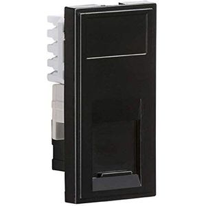 Knightsbridge NETCAT6BK RJ45 stekkermodule 25 mm x 50 mm zwart