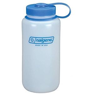 Nalgene Ultralight 1 liter drinkfles, grote opening, zeer licht, duurzaam, herbruikbaar, drinkfles voor wandelen en kantoor