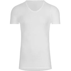 Trigema Heren onderhemd fijn geribbeld dubbelpak onderhemd (2 stuks) heren, wit (001)
