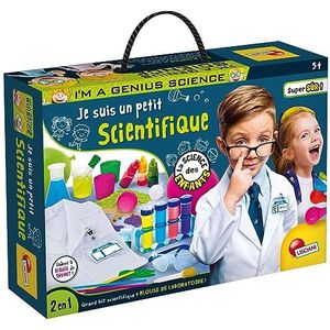 Liscianigiochi Lisciani - I'm a Genius Science – Ik ben een kleine wetenschapper – wetenschappelijke en educatieve set – experimenten – laboratoriumjas – voor kinderen vanaf 5 jaar