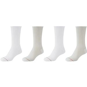 s.Oliver Socks Womens Online 4-pack dames sokken Organic Stripes wit maat 35/38 wit 35 EU, Wit