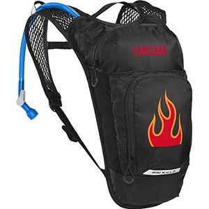 CAMELBAK M.U.L.E Uniseks rugzak voor volwassenen, zwart/vlammen, 3L