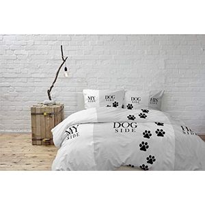 Italian Bed Linen Shine Shine 06 Dekbedovertrekset met digitale print, gemaakt in Italië, 100% katoen, tweepersoonsbed