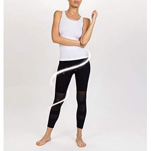 Boostershape Slankheidslegging en tanktop, voor dames, Zwart/Wit