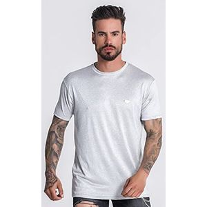 Gianni Kavanagh T-shirt, heren, zilver, XL, zilver.