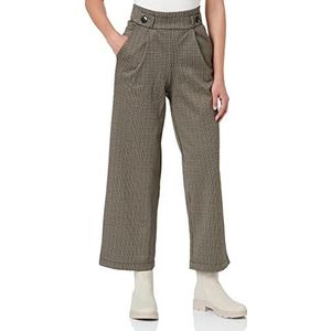 JdY Jdygeggo Mia Long Check Pant Jrs Noos Damesbroek, Stone Grijs