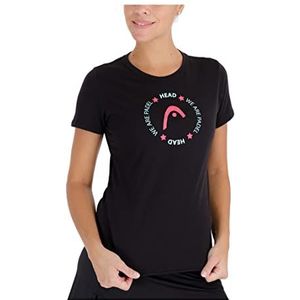 HEAD T-shirt met knoopsluiting voor dames, tenniskleding