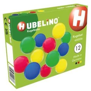 Hubelino Knikkerbaan Knikkers set 12-delig