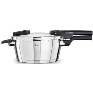 Fissler Vitaquick Snelkookpan 3,5 l Ø 22 cm roestvrij staal 2 kookniveaus Made in Germany inductie