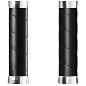 Brooks Slender Leather Grips (130 + 130 mm), lack-New22 stuurstang, uniseks, voor volwassenen, brons, standaard