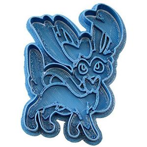 Cuticuter Sylveon uitsteekvorm Pokémon, 8 x 7 x 1,5 cm, blauw
