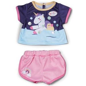 BABY born Pyjama avec motif licorne pour poupées de 43 cm, 839256 Zapf Creation