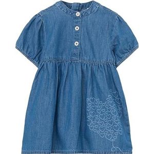 s.Oliver Jeanskleid Robe de Jeans Filles et Filles, bleu, 74