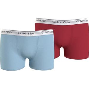 Calvin Klein Set van 2 kisten voor jongens, Blauw (Powdersky/Medievalred)