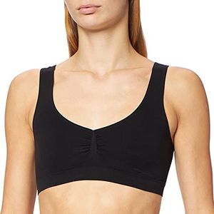 Trigema Damesbustier van polyamide/elastaan, zwart (008)