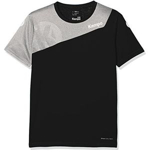 Kempa Core 2.0 Kindershirt, zwart/donkergrijs melange