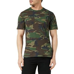 Brandit T-shirt, vele kleuren, camouflage, maten S tot 7XL, Bos