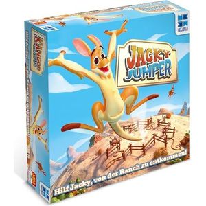 Megableu - Jacky Jumper - Bordspel voor kinderen - Actie- en reflexspel - Vanaf 4 jaar - Voor 2-4 spelers - 678905