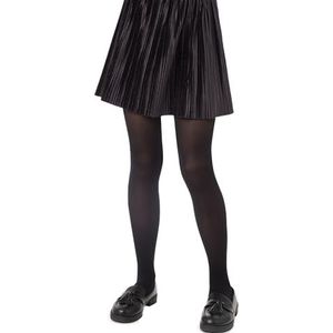 Conte elegant Velour Elegante panty voor kinderen voor meisjes, zwart.
