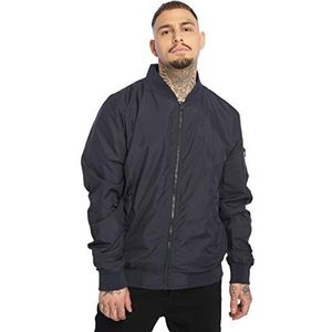 Urban Classics Light Bomber Jacket Herenjas, Blauw (zwart)