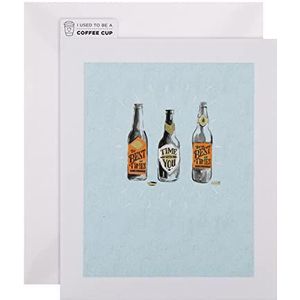 Hallmark Blanco kaart, motief: bier