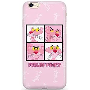 iPhone 6 hoes, iPhone 6s roze panther, TPU-siliconen beschermhoes, stootvast en krasbestendig