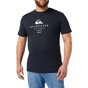Quiksilver First Fire T-shirt voor heren, Blauw (Navy Blazer)
