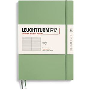 LEUCHTTURM1917 363927 notitieboek composition (B5), softcover, 123 genummerde pagina's, salie, gelinieerd