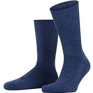 FALKE Gemengde Walkie Ergo wandelsokken dikke vulling anti-blaren warm wandelen wandelen ademend klimaatregulering anti-geur wol functioneel garen 1 paar, Blauw (Light Denim 6660)