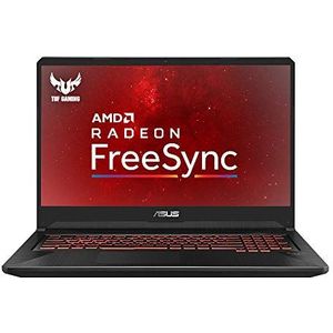 ASUS TUF FX705DY-EW005T 17,3 pouces Full HD Slim Bezel Gaming Laptop - (Noir) (AMD Ryzen R5-3550H processeur Quad-Core, RX560 4 Go Graphiques dédiés, 8 Go de RAM, 256 Go SSD + Disque dur 1 To de AR