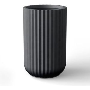 Kante Plantenbak, beton, zwart, 55,1 cm H
