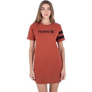 Hurley Oceancare O&o Tee Dress SS Robe Femme, Corail Délavé, L