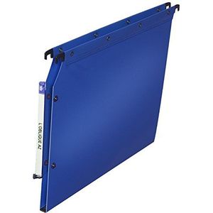 Elba Ultimate PP hangmappen van polypropyleen, ondoorzichtig, voor kast, vloer 15 mm, blauw, 10 stuks