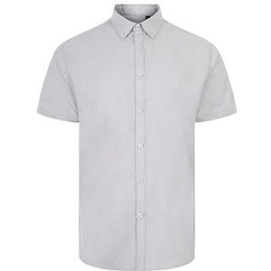 VELILLA 405024S Oxford herenoverhemd met korte mouwen, ijsgrijs, maat 3XL, grijs (Hielo Grey), 3XL, Grijs (Hielo Grey)