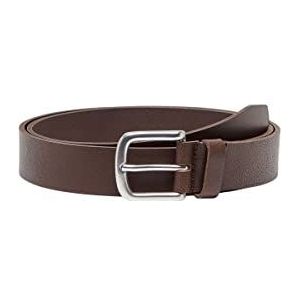 ONLY & SONS Onsboon Slim Leather Noos Ceinture pour homme, Marron/pierre, 95