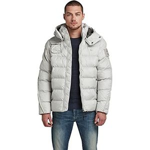 G-STAR RAW G-Whistler Gewatteerde jas voor heren met capuchon, blauw (Oyer B958-C628)