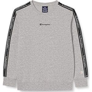 Champion Seasonal Tape Crewneck Sweatshirt voor jongens, grijs (Em006)