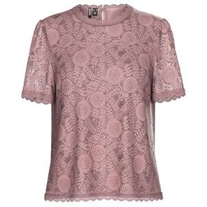 PIECES Pcolline Ss Lace Top Noos Tanktop voor dames, Woorose.