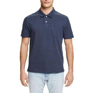 ESPRIT 044ee2k318 T-shirt voor heren (1 stuk), 400 / marineblauw, M