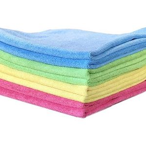 Glart 3 universele fluffy 600 g/m², microvezel, 40 x 40 cm, voor kleding, thuis, keuken, toilet, badkamer, tuin, kantoor