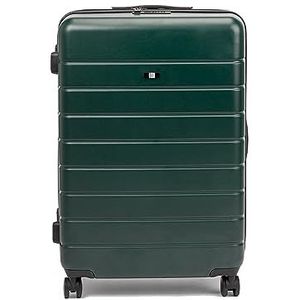 BIBA | Reiskoffer Type Trolley, Ivo G koffer, trolley-handvat, ritssluiting en TSA, ABS, Groen